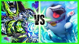 Perfect Cell Vs Jeff The Land Shark (Marvel Rivals)