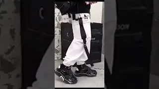 Cyber Techwear Cargo Pants Men&rsquo;s Techwear Fashion | Cyberpunk  #CyberTechwear #Techwear #CargoPants