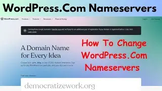 How To Change WordPress.Com Nameservers | Manage Your DNS Records on WordPress.Com