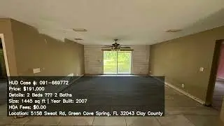 091 669772 5158 Sweat Rd Green Cove Spring FL 32043 Clay County