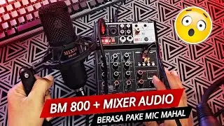 SUARANYA JADI RENYAH! MIC BM800 KE MIXER AUDIO F4A-N UNTUK RECORDING