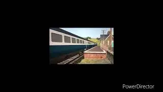 The Inter-City Train leaving Hawes Terminus Station!