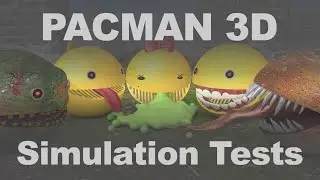 PACMAN 3D &ndash; Plastic Robot Physics Simulation Test Vol. 1