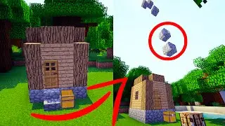 Самостоятельно строящийся дом в Minecraft! (Анимированный дом из командных блоков)