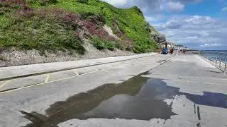Repaired sea wall, Ventnor Beach to Wheelers Bay, Isle of Wight