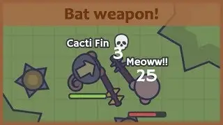 Moomoo.io - NEW BAT WEAPON UPDATE! Stone shield, power windmills + monkey tail effect!