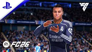 Fc26 | UEFA Champions League RO16 2nd Leg 25/26 | Manchester City vs Real Madrid | Full Match