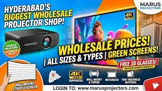Vision projector screen unboxing wholesale installation available 