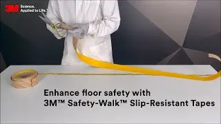 Easy Application Guide: 3M&trade; Safety Walk&trade; Slip-Resistant Tape Installation Instructions