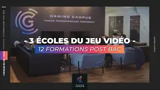Gaming Campus : 3 &eacute;coles Jeux Vid&eacute;o (Business / Tech / Art) &agrave; Paris, Lyon & Bordeaux