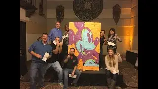 Post-It Art Team Building Event