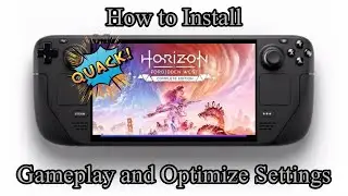 Horizon Forbidden West Steam Deck | Gameplay, Settings and Installation Guide.