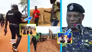 Galamseyers CL&Aacute;SH With IGP's Anti-Galamsey Task Force At Manso Bonteso; 4 Arrested, Others Inj&uacute;red
