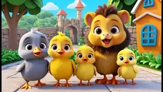 Little Chicks Visit the City Zoo 🐥🏙️ | 3D Animated Nursery Rhyme | Fun Learning Song for Kids 2025