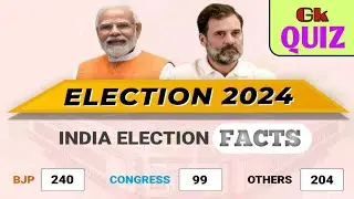 India's National Election 2024  |  Election Facts and Knowledge in English | Quiz Questions