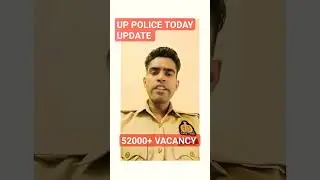 UP POLICE CONSTABLE 52000+ VACANCY TODAY UPDATE BY SACHIN SIR #uppolice #uppolicenotification