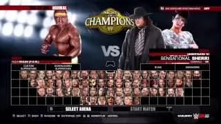 WWE 2K15 hulk hogan 90s vs undertaker 90s