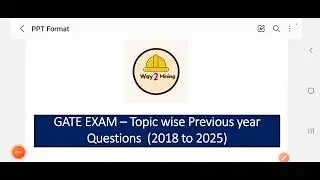 GATE Previous Year Questions Topic Wise || In English || GATE Exam (MN)