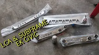 BWR LCA & SUBFRAME SET CIVIC BIGOTE INSTALL | RACE PREP.