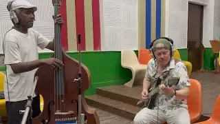 Guitar legend Rick Vito & Cuban Troubadour legend Alejandro Almenares. Echale Salsita
