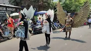 Kreasi warga Kramalan Timur RT 02/02 Karnaval Karangasem Utara Batang 2023 HUT RI 78th