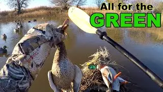 DUCK HUNTING A Small Channel with Kayaks! Flyways Collective