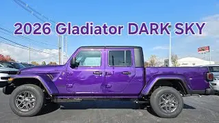 ПЕРВЫЙ ВЗГЛЯД: Jeep Gladiator DARK SKY 2026 года в фиолетовом цвете!