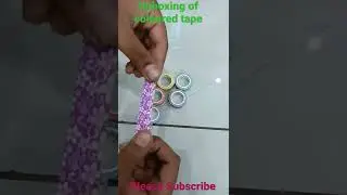 unboxing of coloured tape
