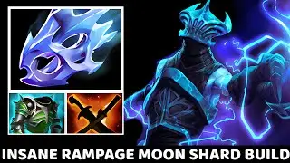 RAZOR Insane Rampage Moon Shard Build Max Attack Speed 7.39 Dota 2