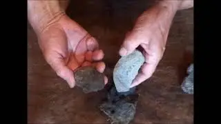 BRIQUET À AMADOU PLUS DIOXYDE DE MANGANÈSE / TINDER LIGHTER PLUS MANGANESE DIOXIDE