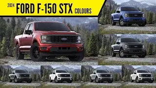 2024 Ford F-150 STX - All Color Options - Images  | AUTOBICS