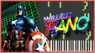 ♪ UMVC3 Captain America Piano Cover / Tutorial