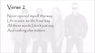 METALLICA, MARLISA - Nothing else matters [Mashup, Lyrics]