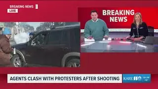 Another ICE shooting in Minneapolis leads to protestors clashing with federal agents