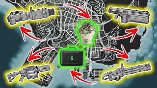 GTA 5 - All Secret Money & Rare Weapon Locations! (Unlimited Money & Weapons)
