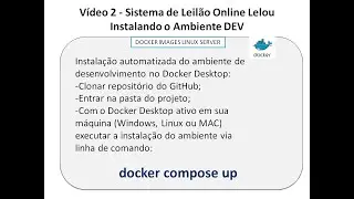 02 - Sistema de Leil&atilde;o Online Lelou - Instalando o Ambiente DEV