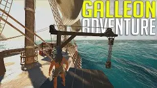 EXCESSIVE CANNON FIRE FROM A GALLEON - ATLAS OFFICIAL SURVIVAL #2 | ATLAS (GAMEPLAY)
