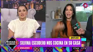 ¡Silvina Escudero nos abre las puertas de su casa y nos cocina en vivo!