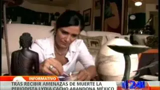 Periodista y escritora Lydia Cacho abandona M&eacute;xico tras recibir amenazas de muerte