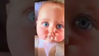 Adorable baby with beautiful eyes//viral//cuteness//shorts.