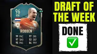 *96 ROBBEN* DRAFT OF THE WEEK (DONE)!! - PACYBITS 20 WEEKLY OBJECTIVES