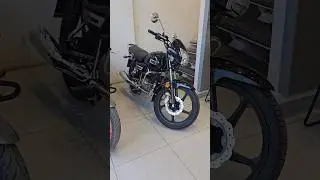 TVS Radeon Black Color #bikes