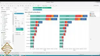 Stacked Bar Chart Totals in Tableau