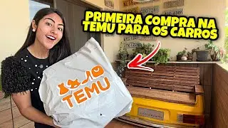 TUDO QUE EU PEDI NA TEMU PARA OS CARROS!!!