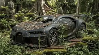 We Found an Abandoned Bugatti Chiron… Then Fully Restored It | ASMR