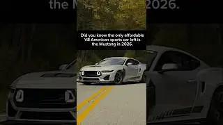Did you know, the only affordable V8 American sports car left is the Mustang in 2026?