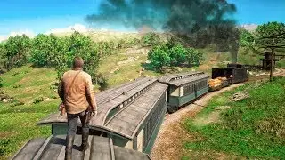 EXTREME TRAIN HEIST MISSION! (Red Dead Redemption 2)