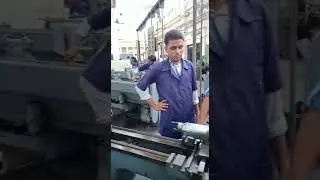 CTI,Turning, facing , grieving, fitter practical,turner,mechanist live machine operator #shorts