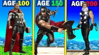 Surviving 200 Years As THOR In GTA 5! (PART-2)