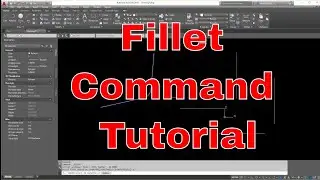 Using Fillet Command in AutoCAD